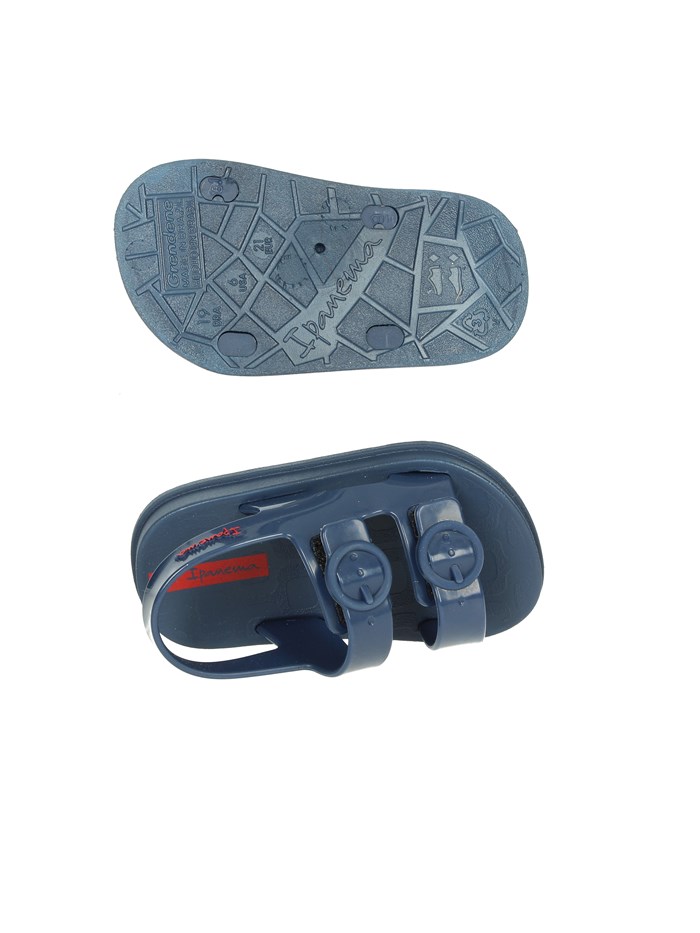 SANDALI BASSI 83588 BLU