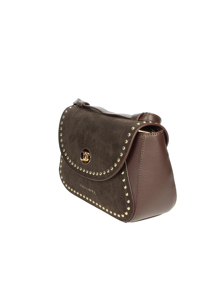 BORSA A TRACOLLA ABEG023 MARRONE
