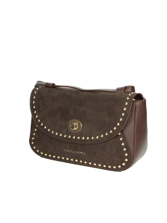 BORSA A TRACOLLA ABEG023 MARRONE