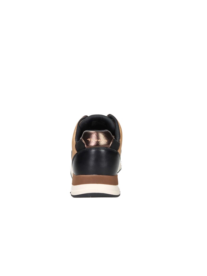 SNEAKERS BASSA 1-23768-45 NERO/CUOIO