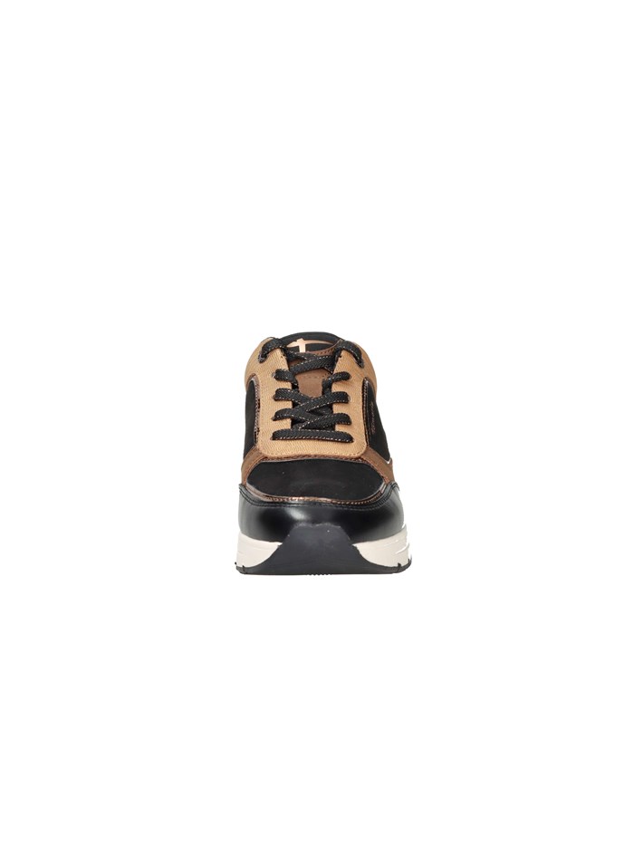 SNEAKERS BASSA 1-23768-45 NERO/CUOIO