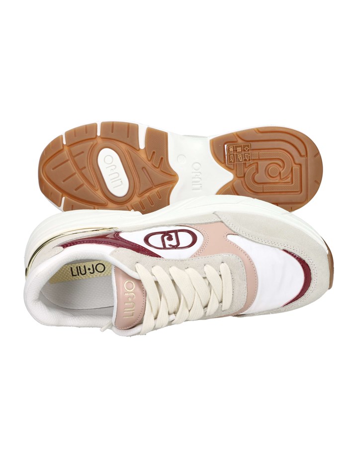 SNEAKERS BASSA LJ01 01 BEIGE/ROSA