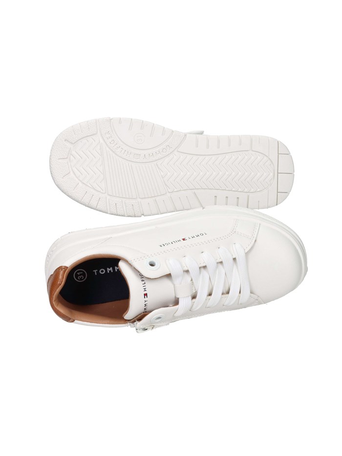 SNEAKERS BASSA T3X9-34091-1355 BIANCO/CUOIO