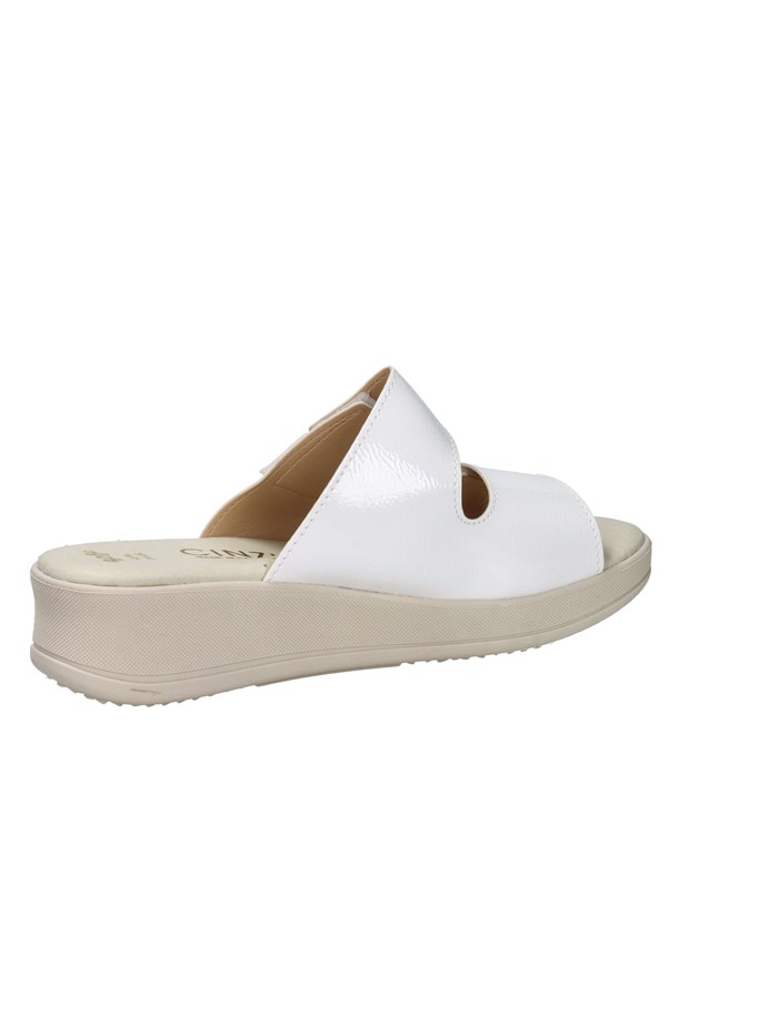 CIABATTE CON ZEPPA LF85002 BIANCO/ARGENTO