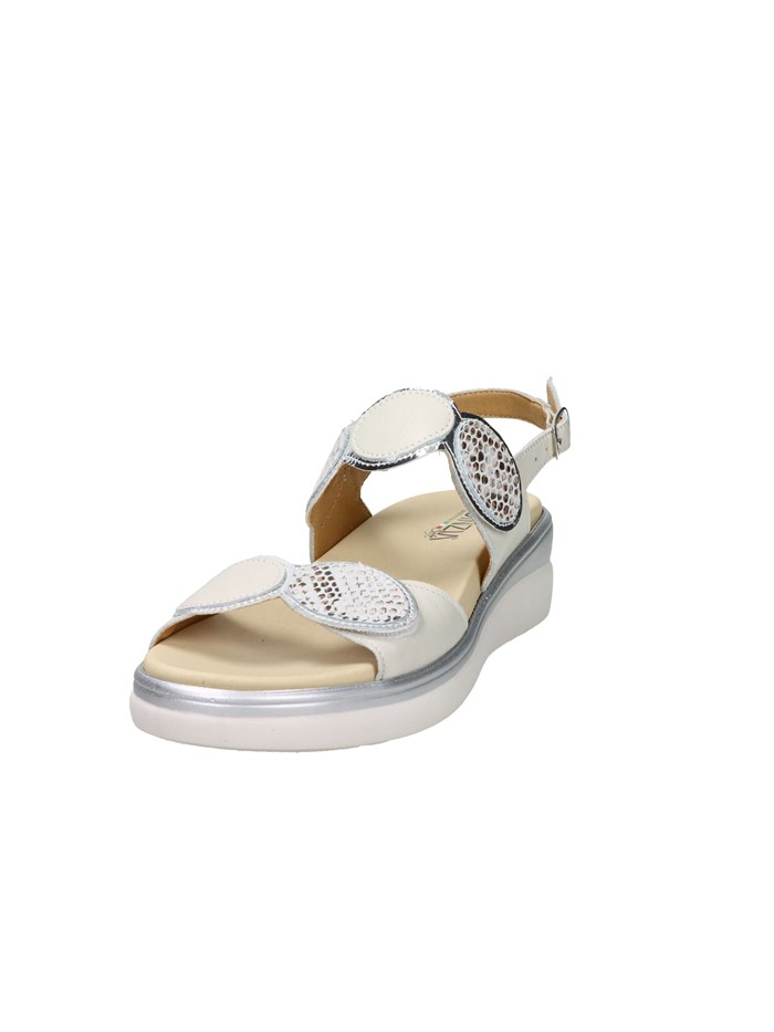 SANDALI CON ZEPPA IO20687 BIANCO