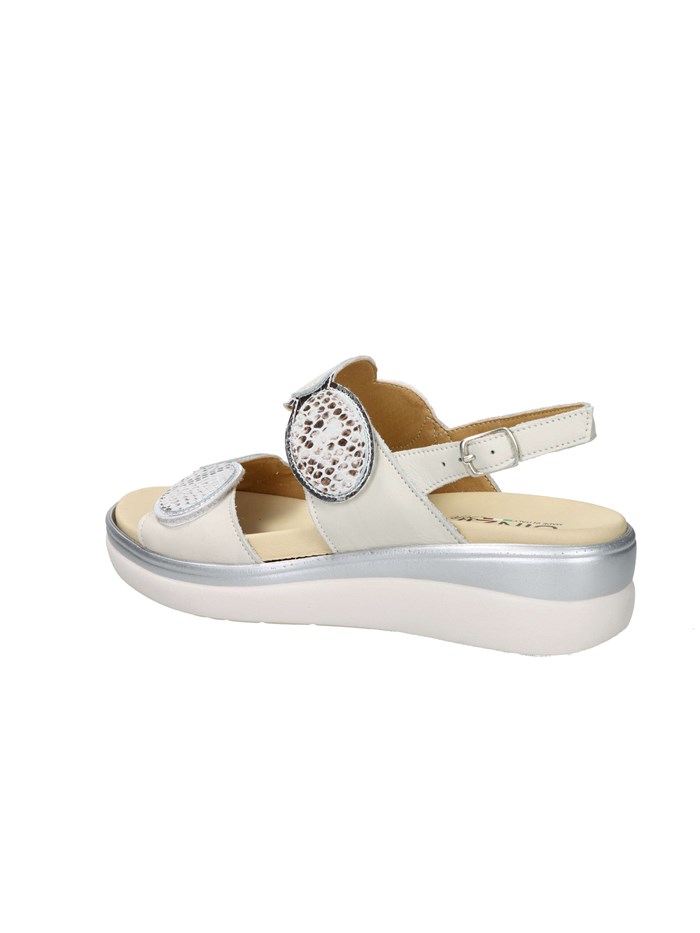 SANDALI CON ZEPPA IO20687 BIANCO