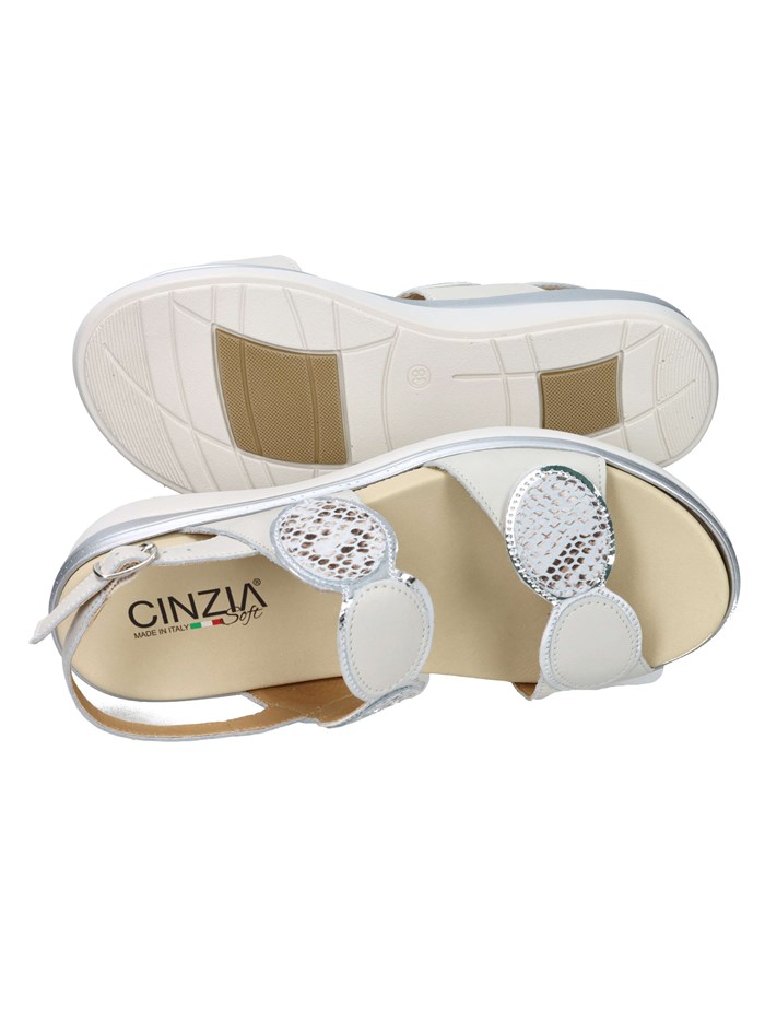 SANDALI CON ZEPPA IO20687 BIANCO