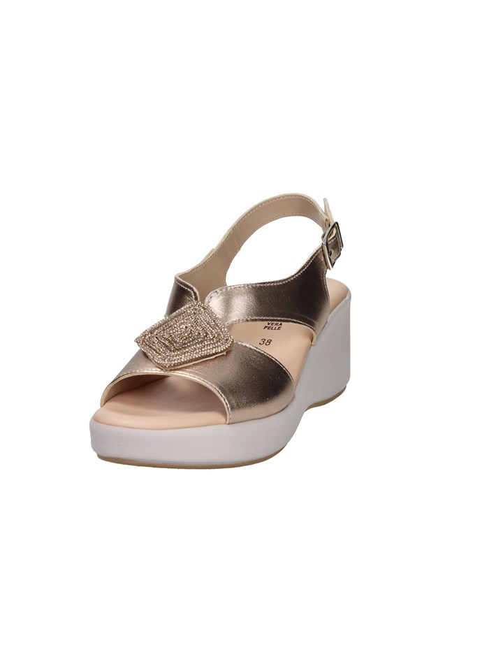 SANDALI CON ZEPPA TS61313 RAME