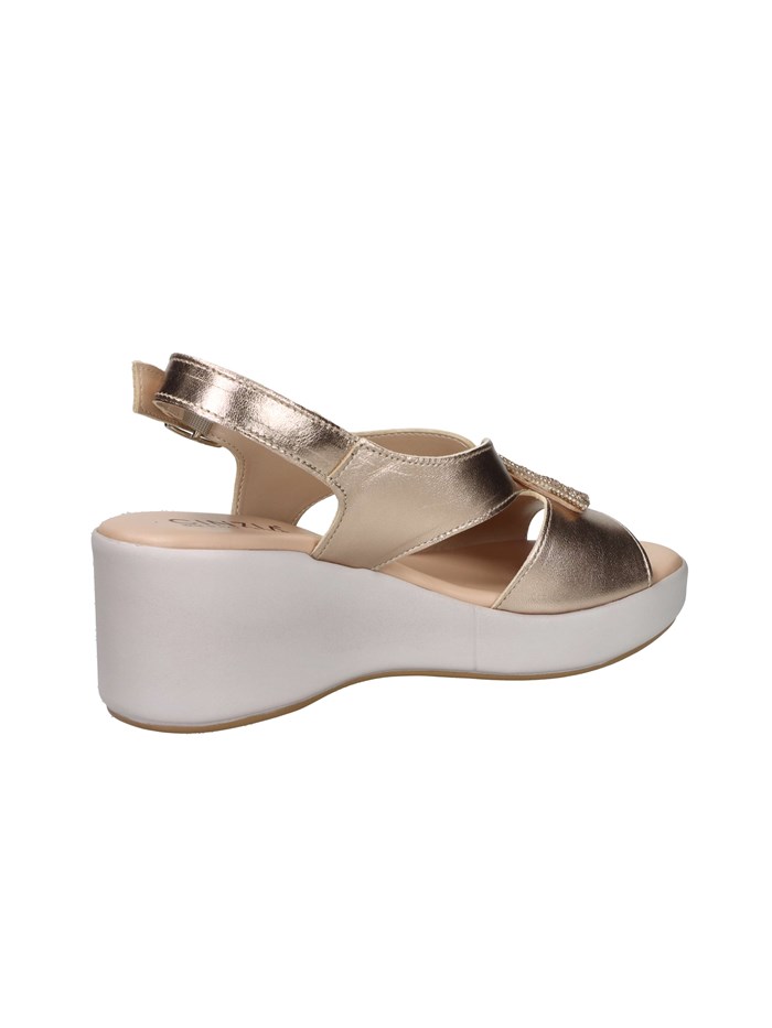 SANDALI CON ZEPPA TS61313 RAME