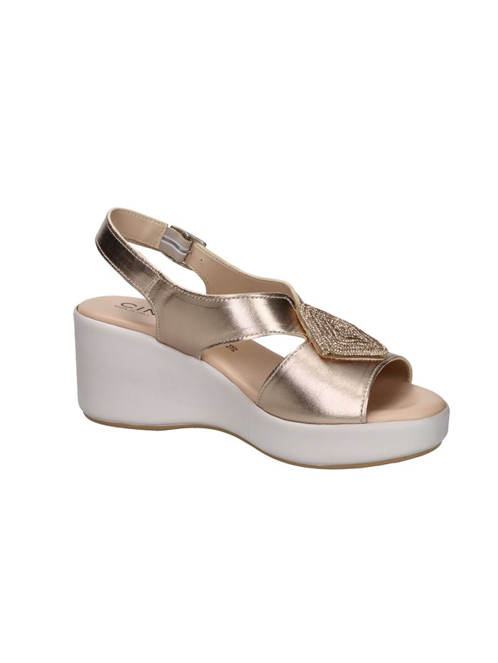 SANDALI CON ZEPPA TS61313 RAME