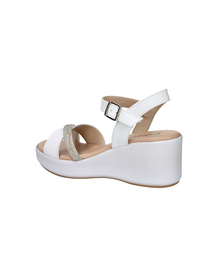 SANDALI CON ZEPPA TS61224 BIANCO