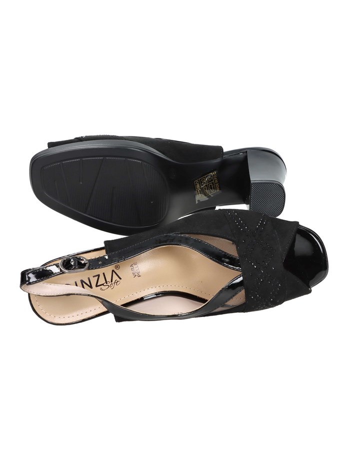 SANDALI CON TACCO CI1041 NERO