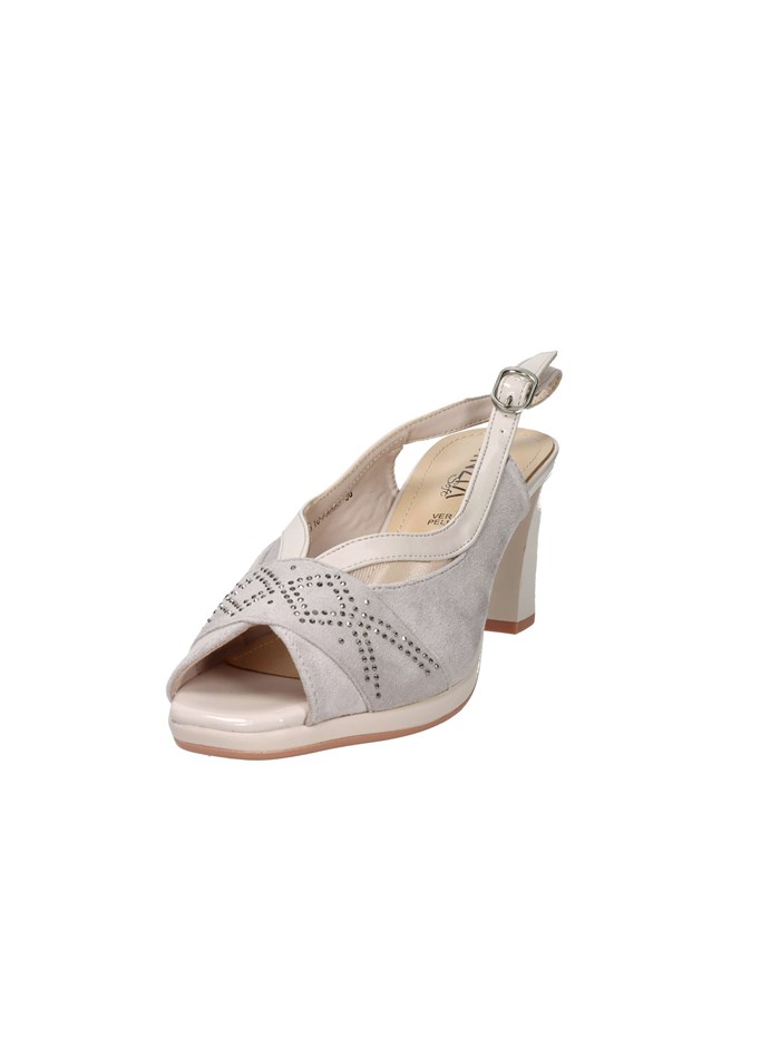 SANDALI CON TACCO CI1041 GRIGIO