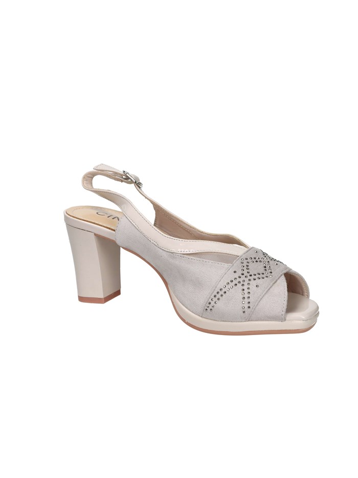 SANDALI CON TACCO CI1041 GRIGIO