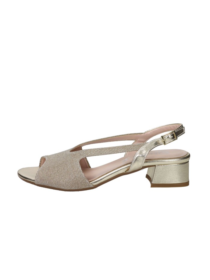 SANDALI CON TACCO DM2551 PLATINO