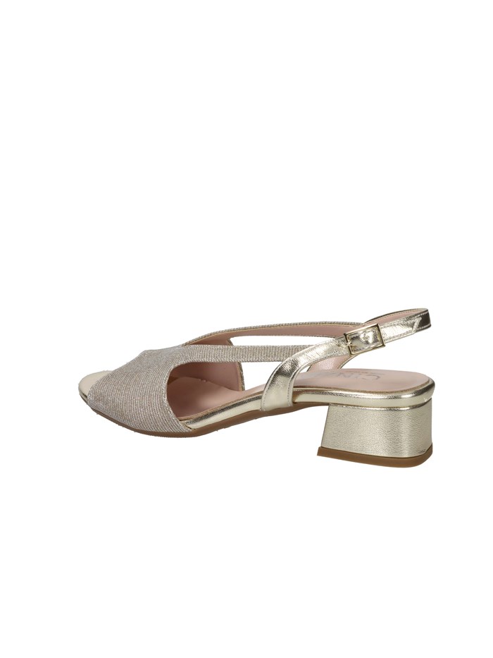 SANDALI CON TACCO DM2551 PLATINO