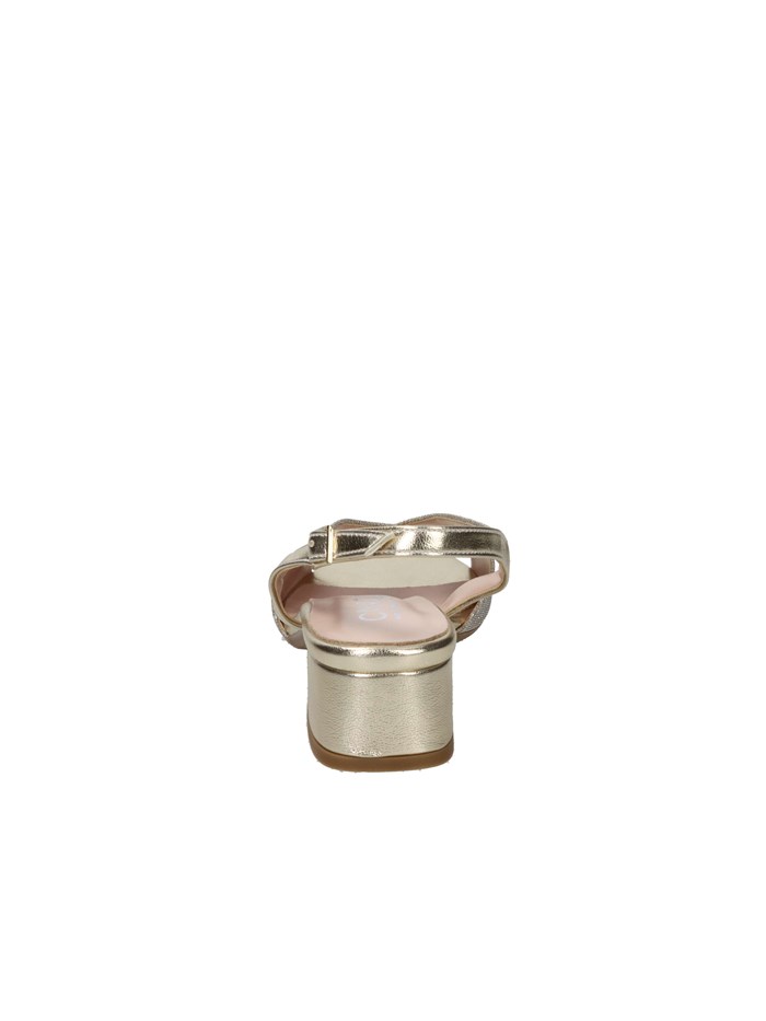 SANDALI CON TACCO DM2551 PLATINO