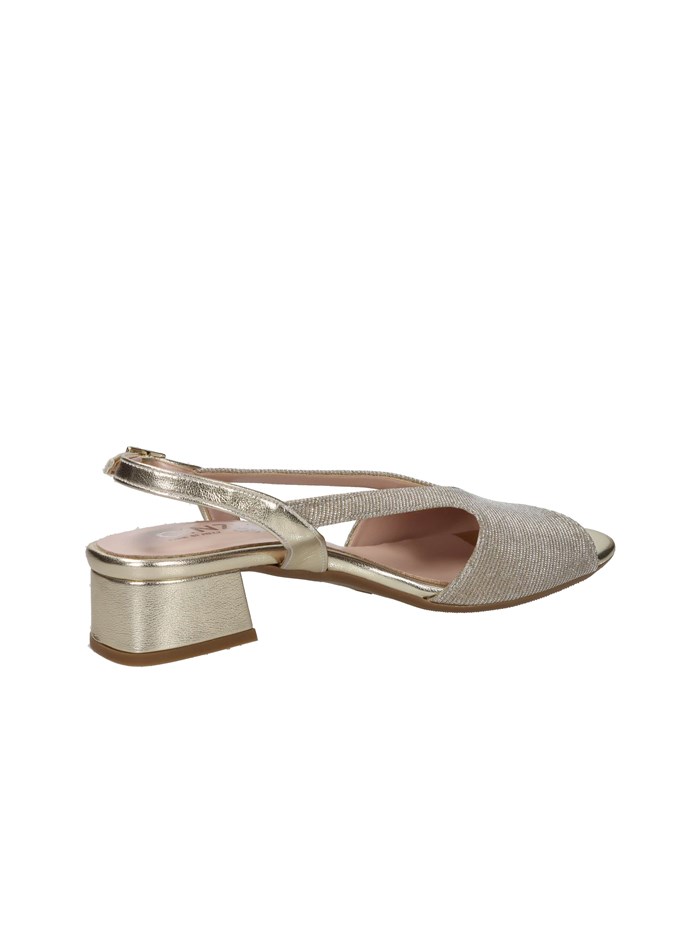 SANDALI CON TACCO DM2551 PLATINO