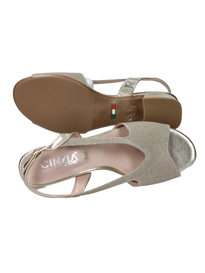 SANDALI CON TACCO DM2551 PLATINO