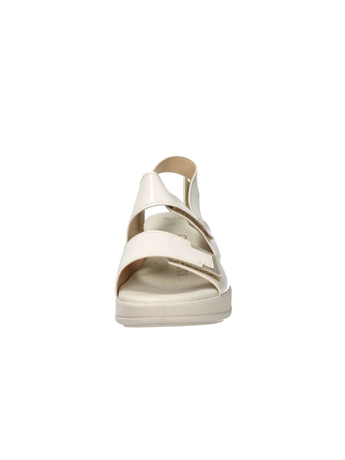 SANDALI CON ZEPPA LF85001 BEIGE/ORO