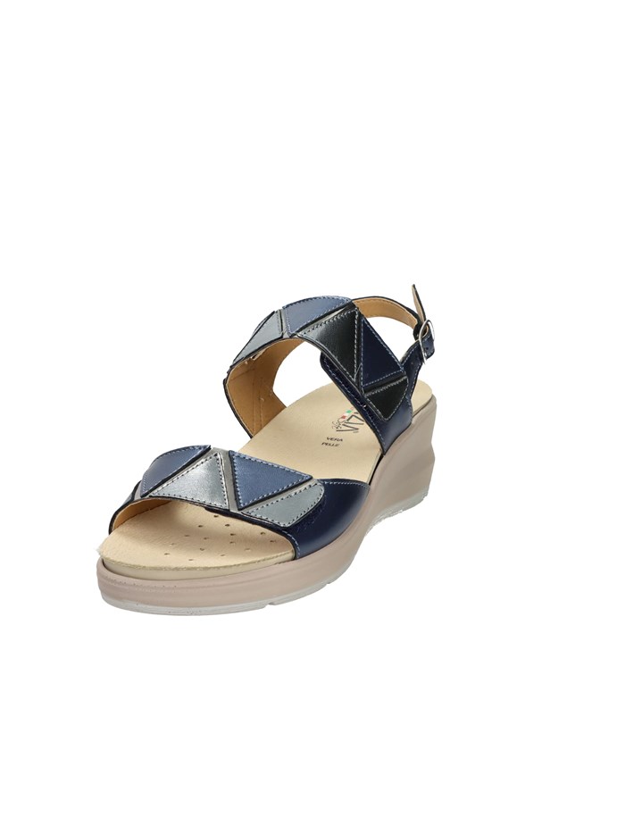 SANDALI CON ZEPPA IO1364PCLS BLU