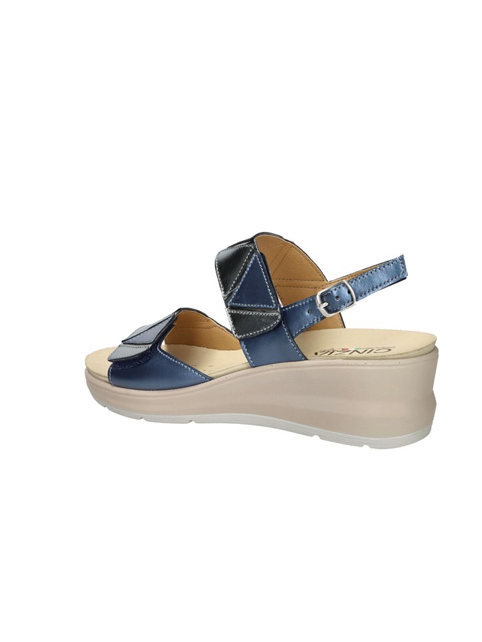 SANDALI CON ZEPPA IO1364PCLS BLU
