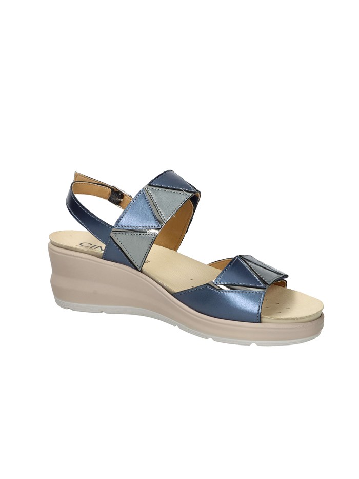 SANDALI CON ZEPPA IO1364PCLS BLU
