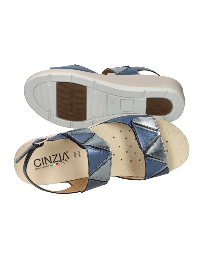 SANDALI CON ZEPPA IO1364PCLS BLU
