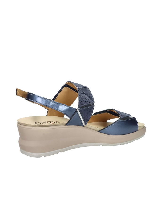 SANDALI CON ZEPPA IO13643 BLU