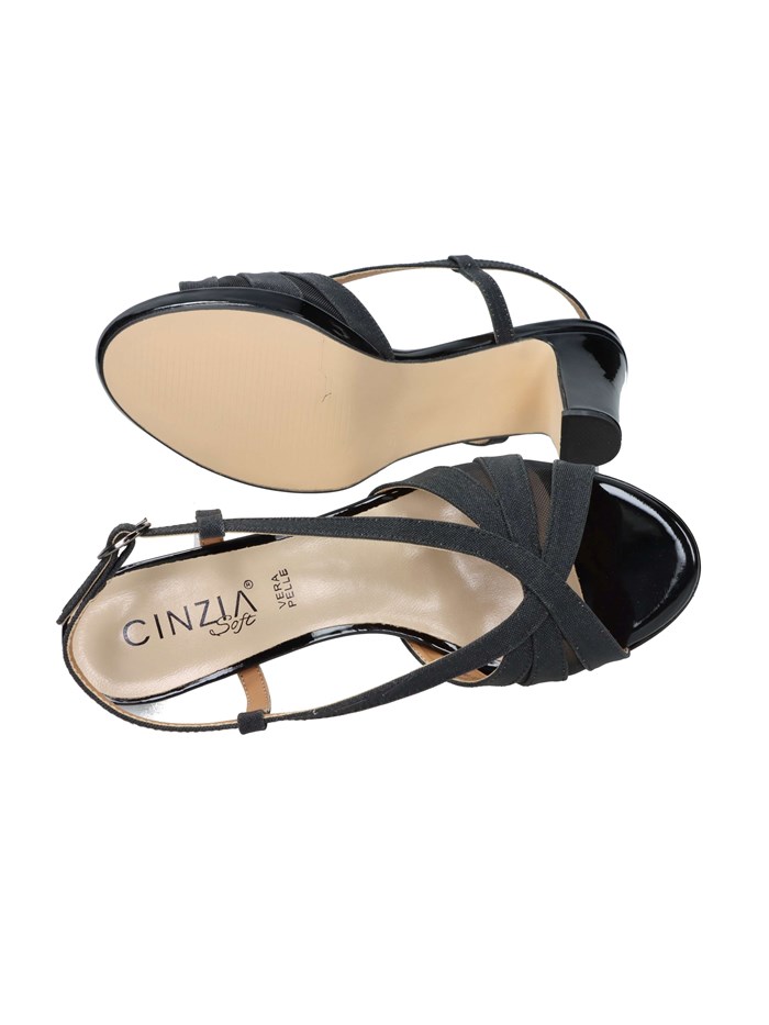 SANDALI CON TACCO CN2024 NERO