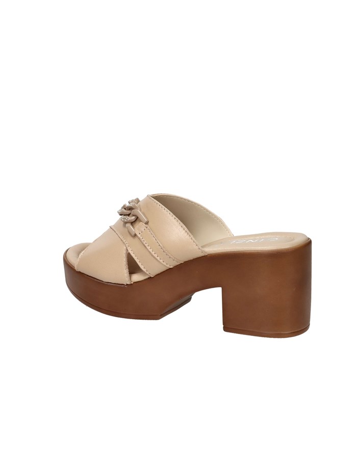 CIABATTE CON TACCO IAF203519 BEIGE