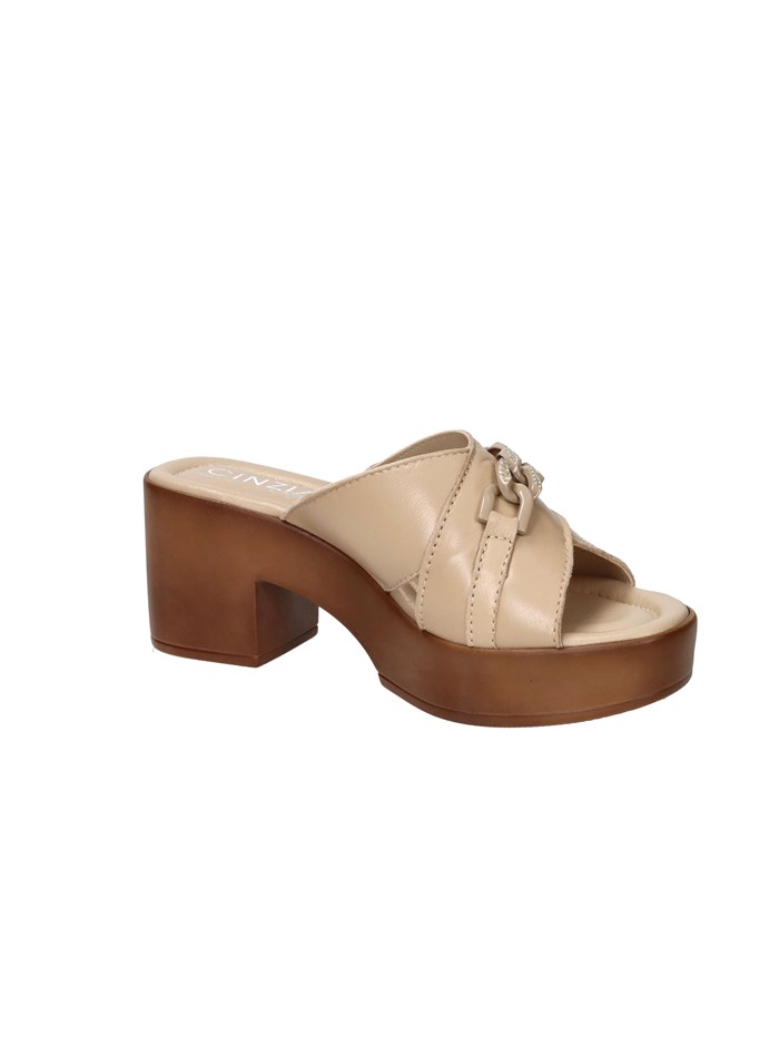 CIABATTE CON TACCO IAF203519 BEIGE