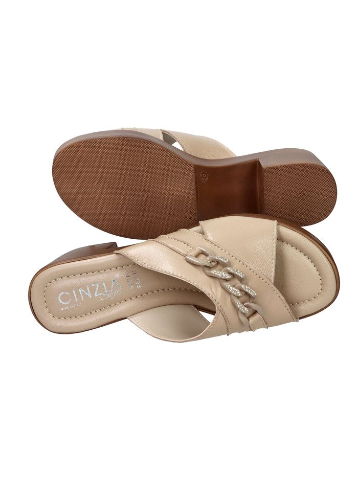 CIABATTE CON TACCO IAF203519 BEIGE