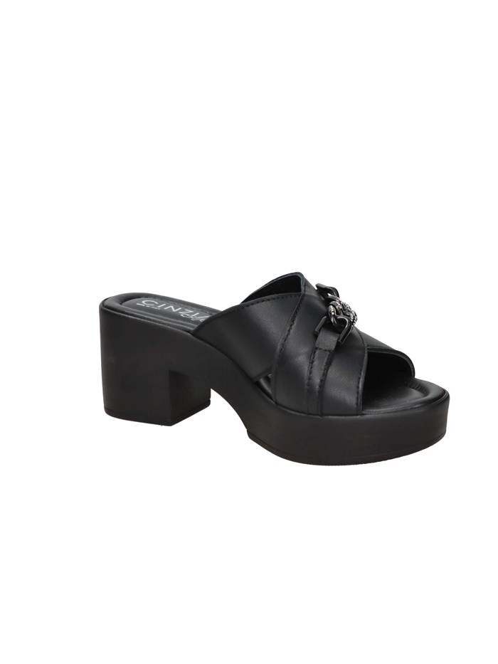 CIABATTE CON TACCO IAF203519 NERO