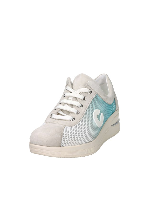 SNEAKERS BASSA IV0923492 BIANCO/CELESTE
