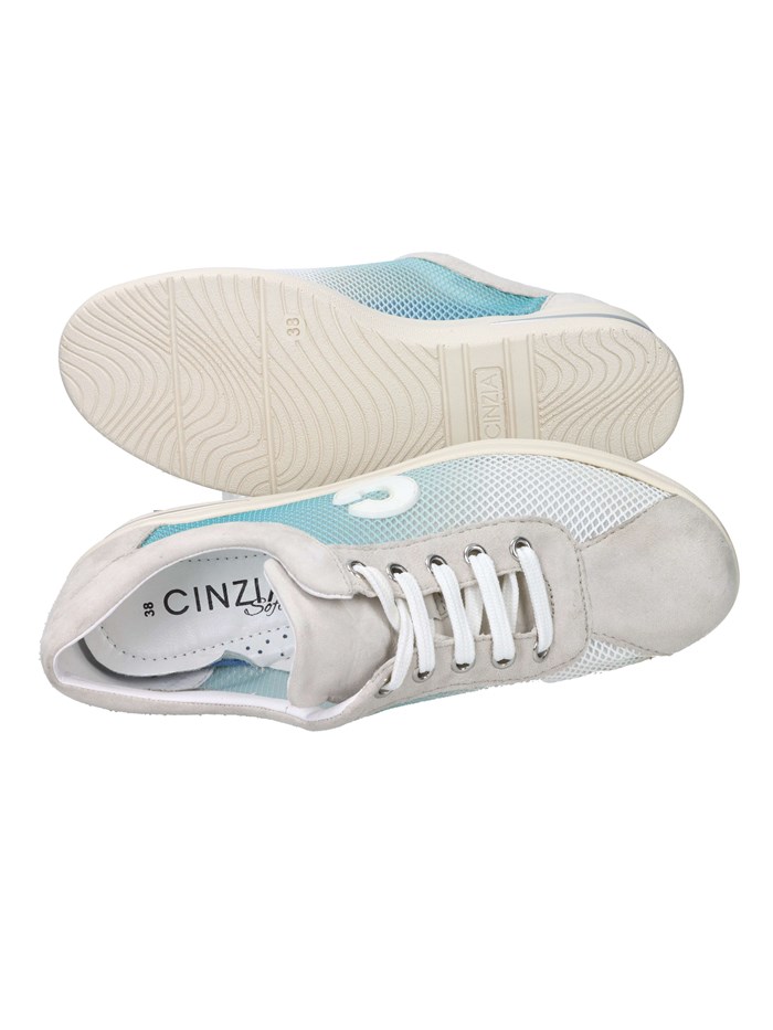 SNEAKERS BASSA IV0923492 BIANCO/CELESTE