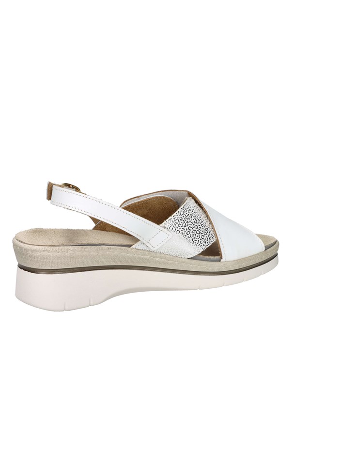 SANDALI CON ZEPPA VILLASANTA BIANCO