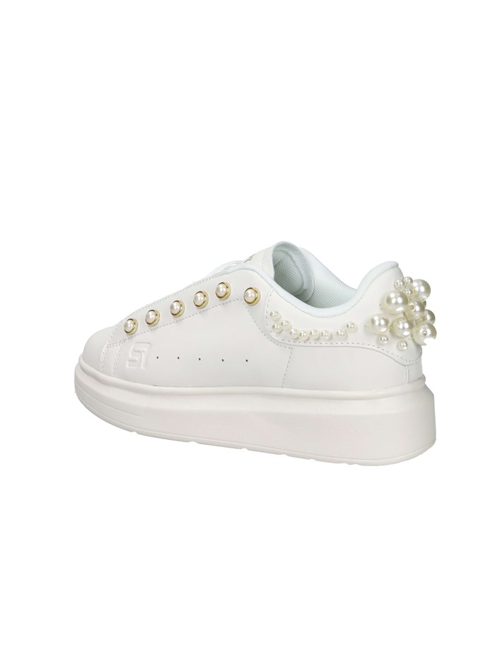 SNEAKERS BASSA SASS250202 BIANCO/ORO