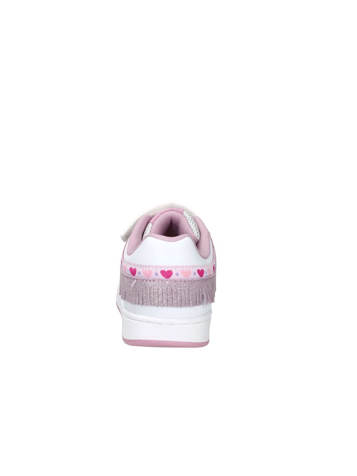 SNEAKERS BASSA LKAA8095 BIANCO/ROSA