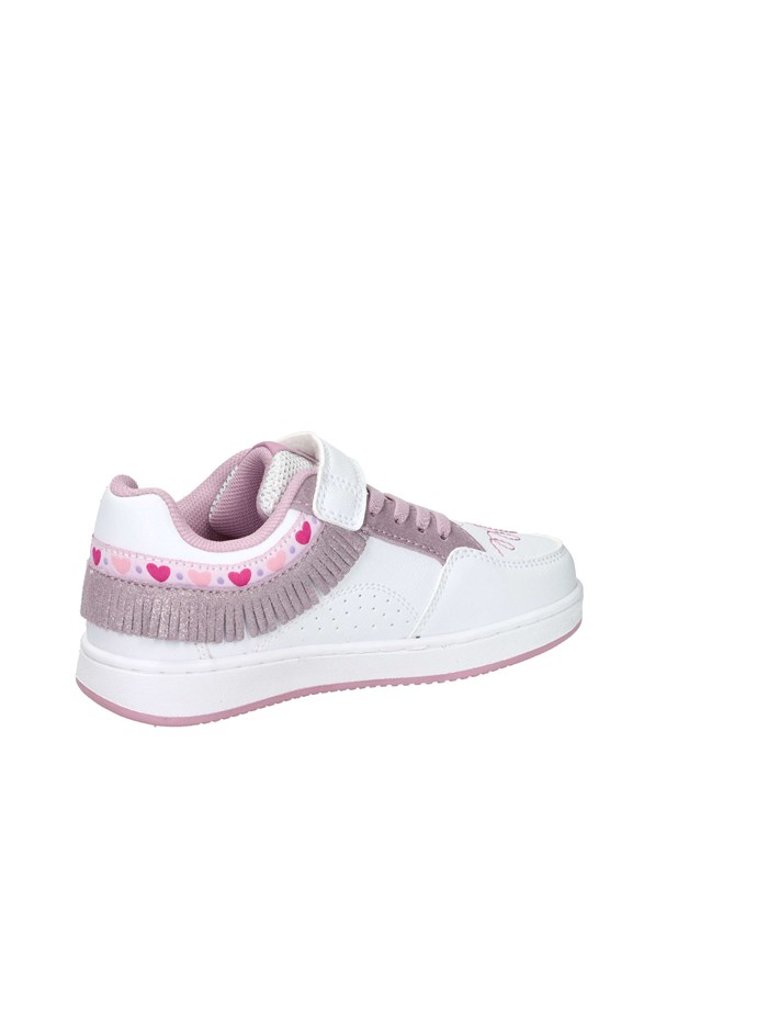 SNEAKERS BASSA LKAA8095 BIANCO/ROSA