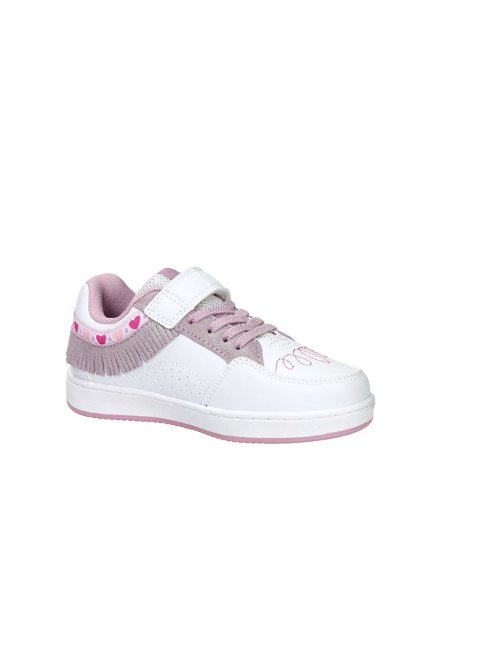 SNEAKERS BASSA LKAA8095 BIANCO/ROSA