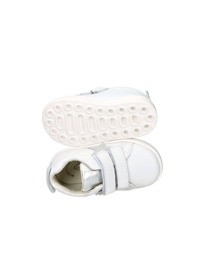 SNEAKERS BASSA CITA6642 BIANCO/ARGENTO