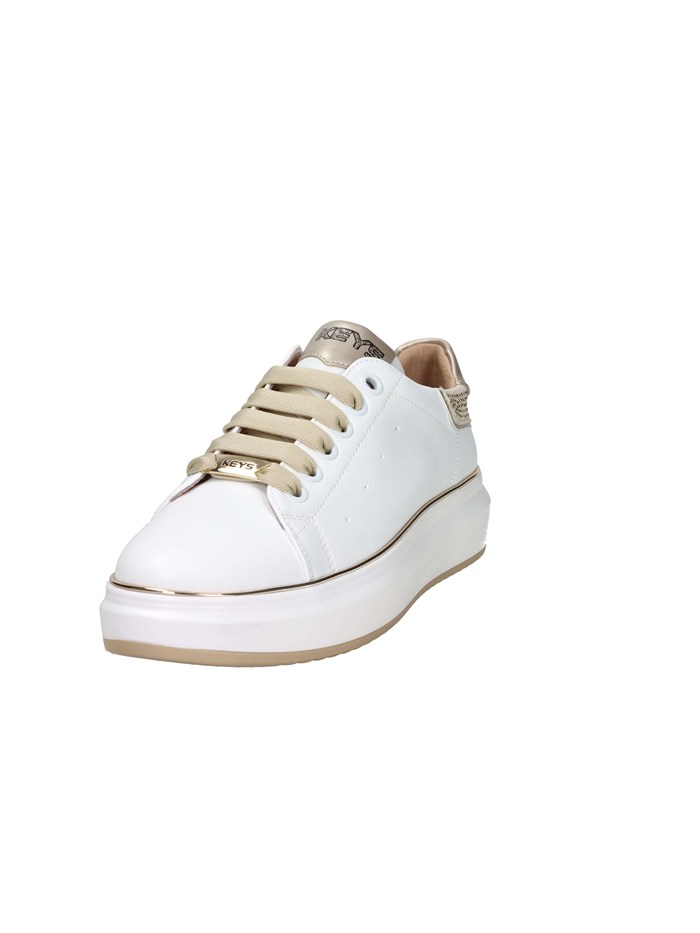 SNEAKERS BASSA K-11202 BIANCO/ORO