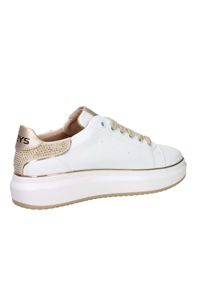 SNEAKERS BASSA K-11202 BIANCO/ORO