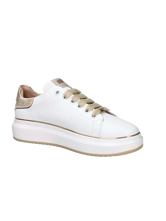 SNEAKERS BASSA K-11202 BIANCO/ORO