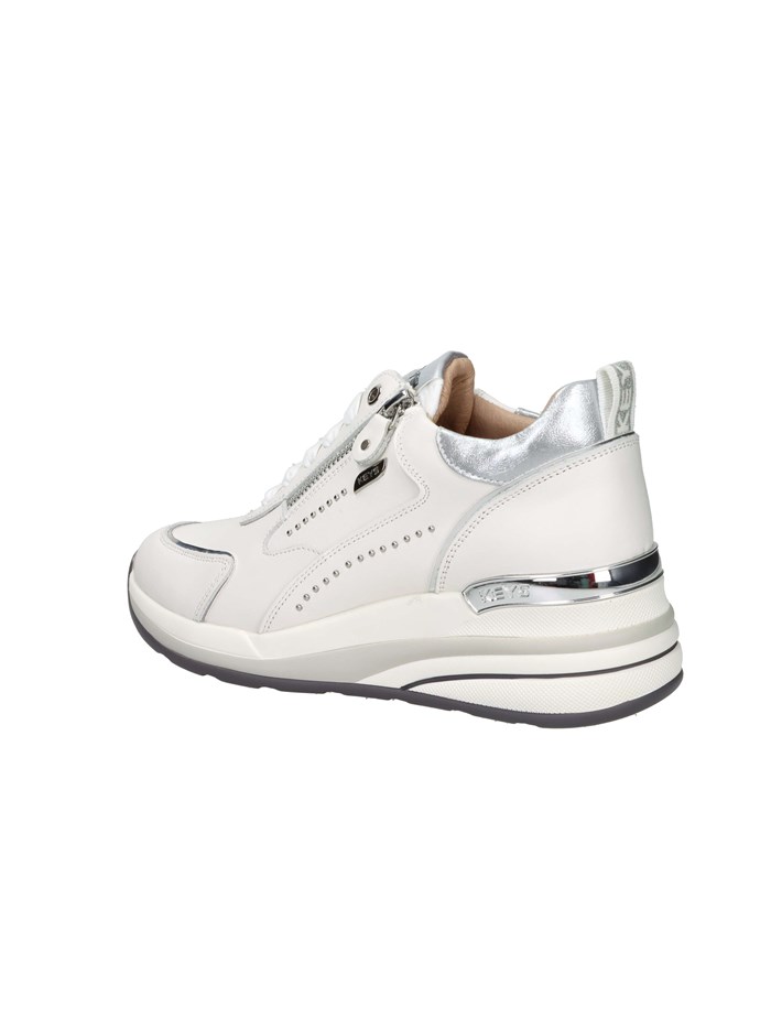 SNEAKERS BASSA K-11223 BIANCO/ARGENTO