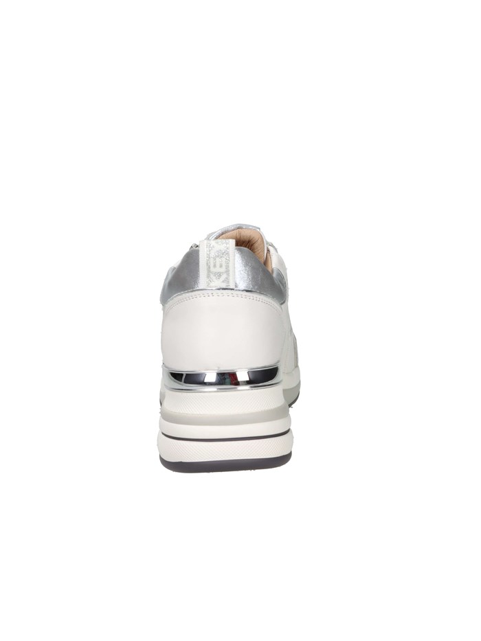 SNEAKERS BASSA K-11223 BIANCO/ARGENTO