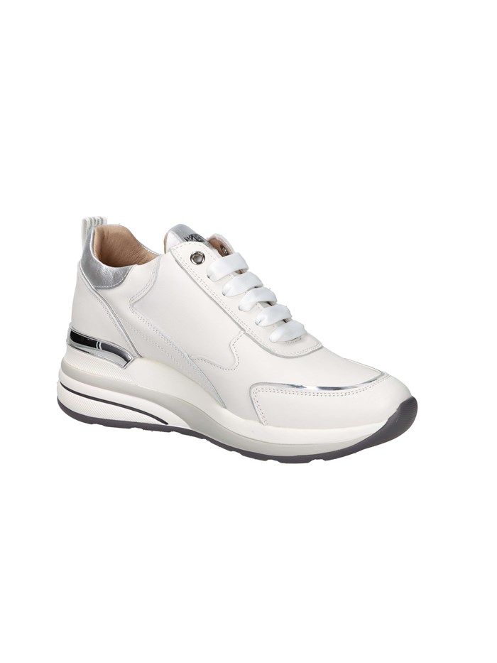 SNEAKERS BASSA K-11223 BIANCO/ARGENTO