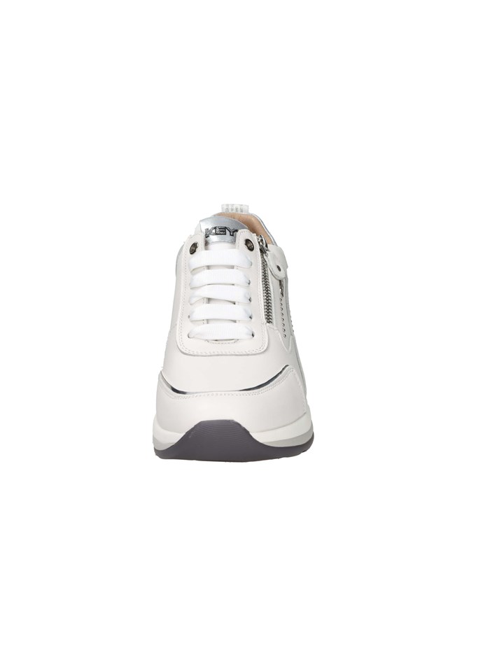 SNEAKERS BASSA K-11223 BIANCO/ARGENTO
