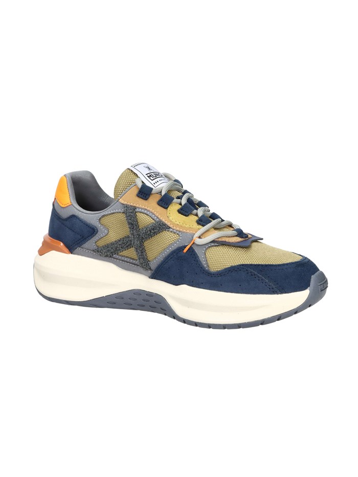 SNEAKERS BASSA 8097012 BLU/GIALLO
